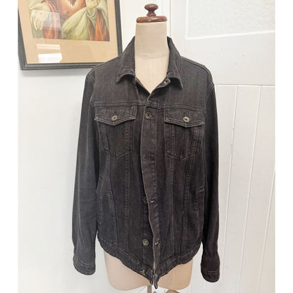 sz L mens Def Leppard black jacket