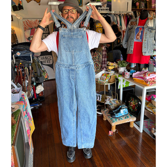 sz 12 denim overalls
