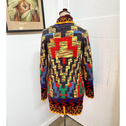 sz XS colourful Desigual long cardigan