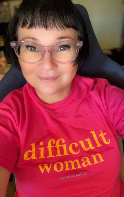 BESTSELLER Difficult woman classic t shirt