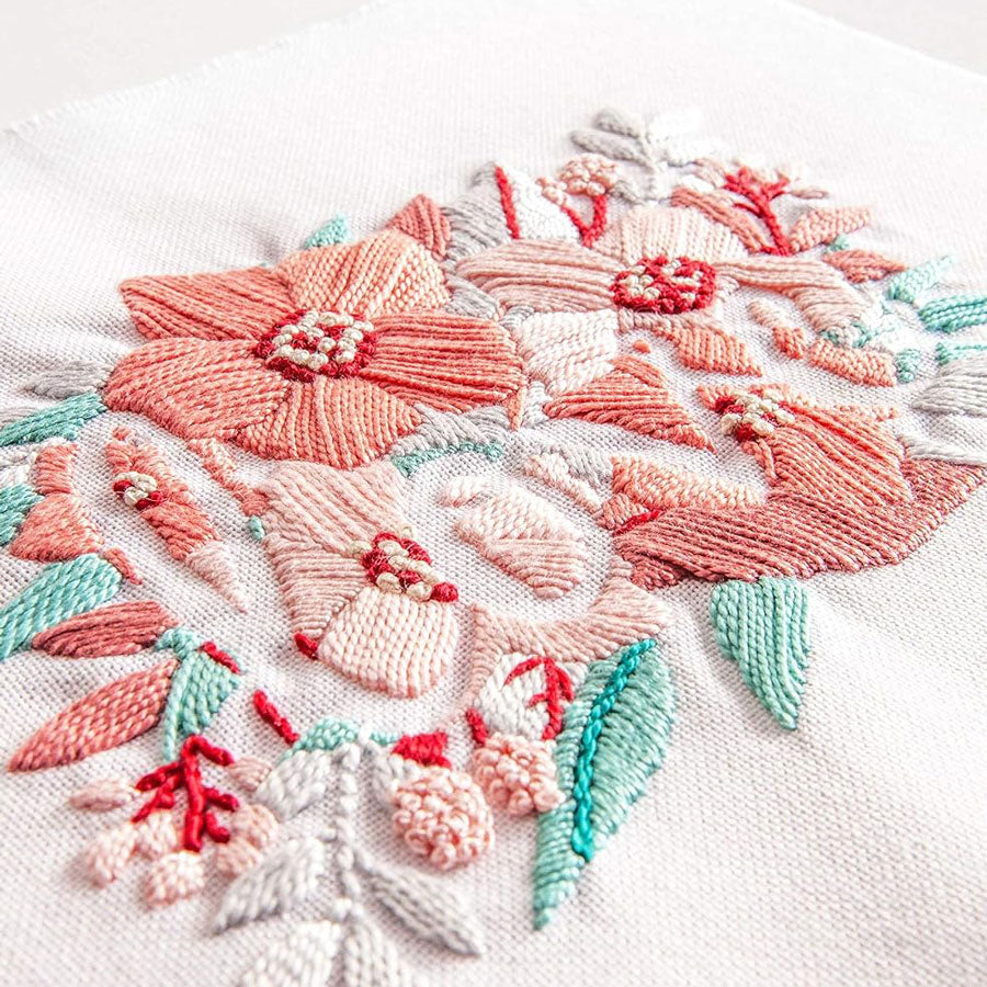 Broiderie Flowers kit DMC