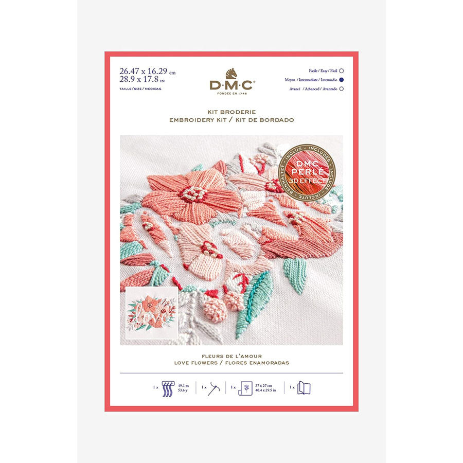 Broiderie Flowers kit DMC