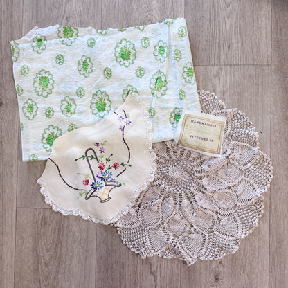 Green rose doilie pack