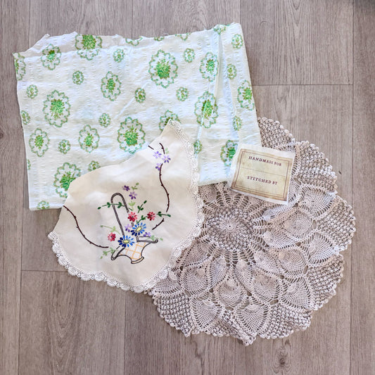 Green rose doilie pack
