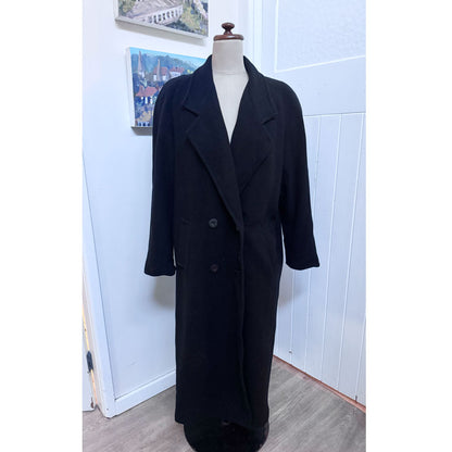 sz 14 Black double breasted coat