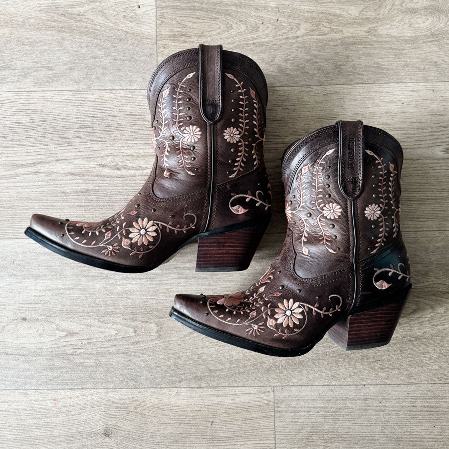 sz 11 Durango Wildflower shortie boots