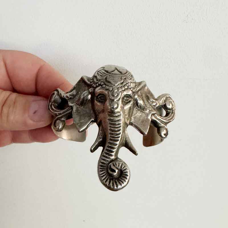 Funky metal elephant bracelet