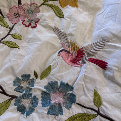 Embroidered European pillow case