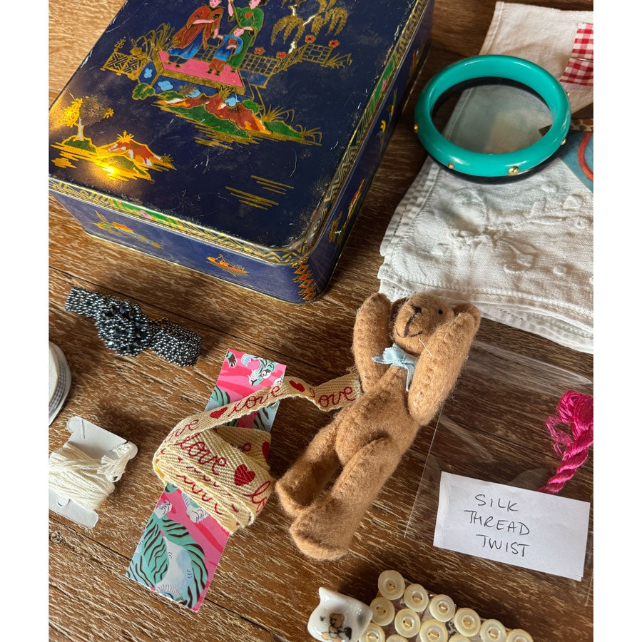 Sewing trinket and treasure tin CUSTOM