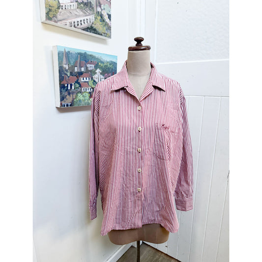 sz L Esprit striped shirt