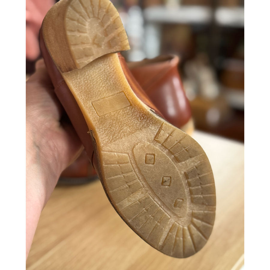 sz 38 Esska tan heeled boots