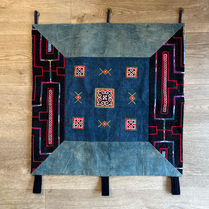 Large tribal wall hanging panel
