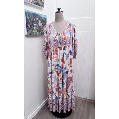sz 14 floral maxi dress