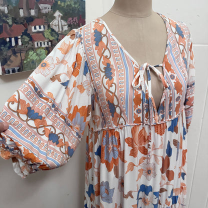 sz 14 floral maxi dress