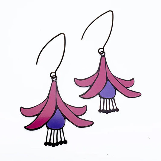 Fuchsia earrings
