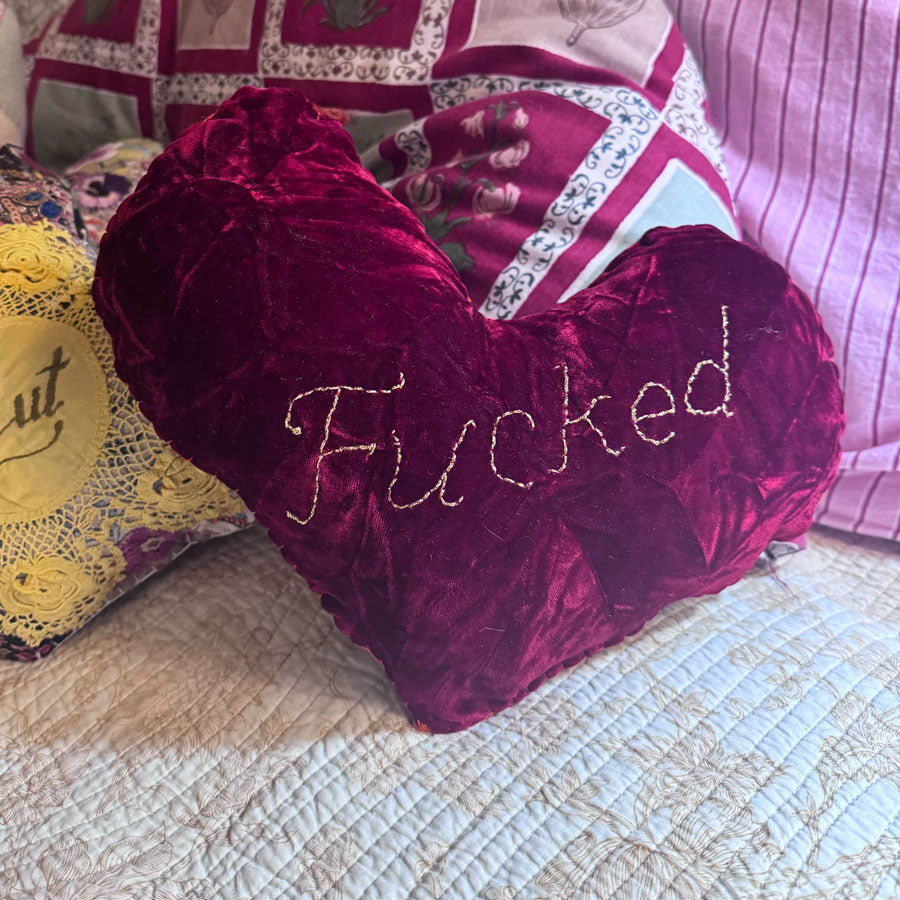 Handmade Heart: Fucked cushion