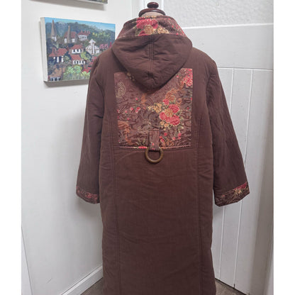 Long brown funky coat