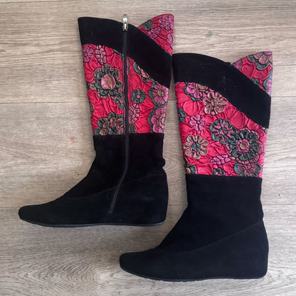 sz 39 knee funky boots