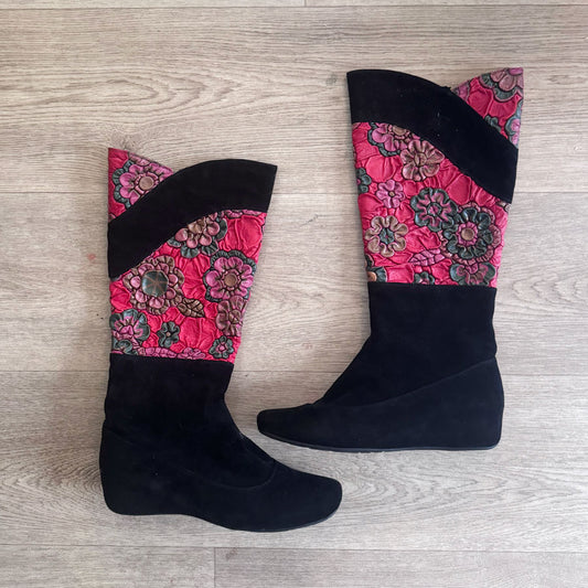 sz 39 knee funky boots