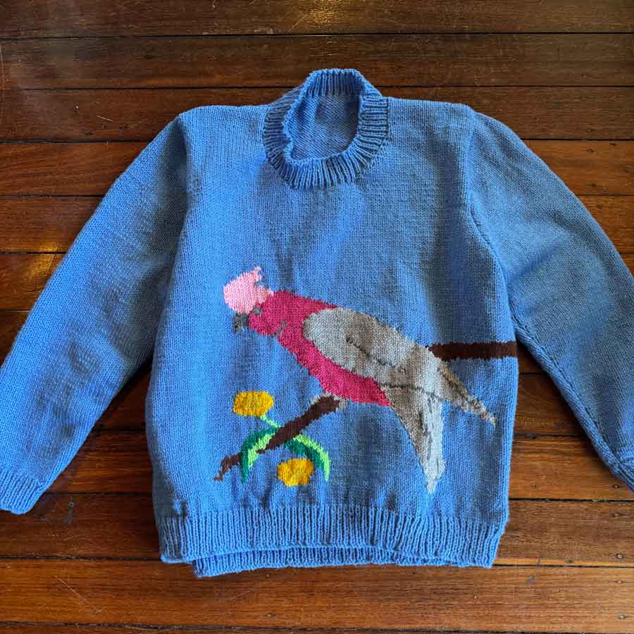 Galah handknit jumper