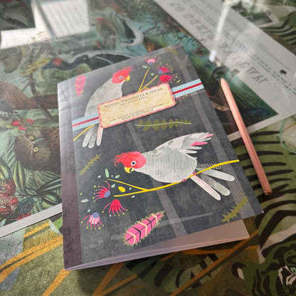 Magpie Talk A5 blank notebook