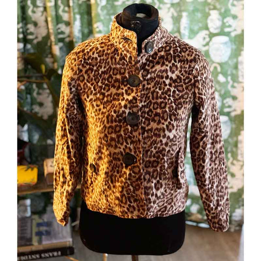 sz 10 Gap leopard jacket