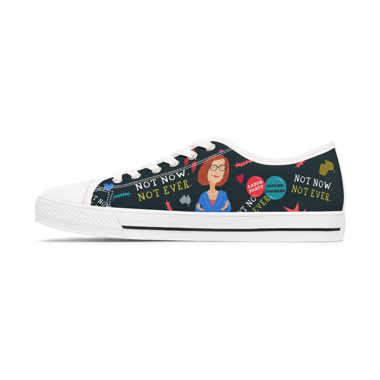 Julia Gillard misogyny womens low top sneakers