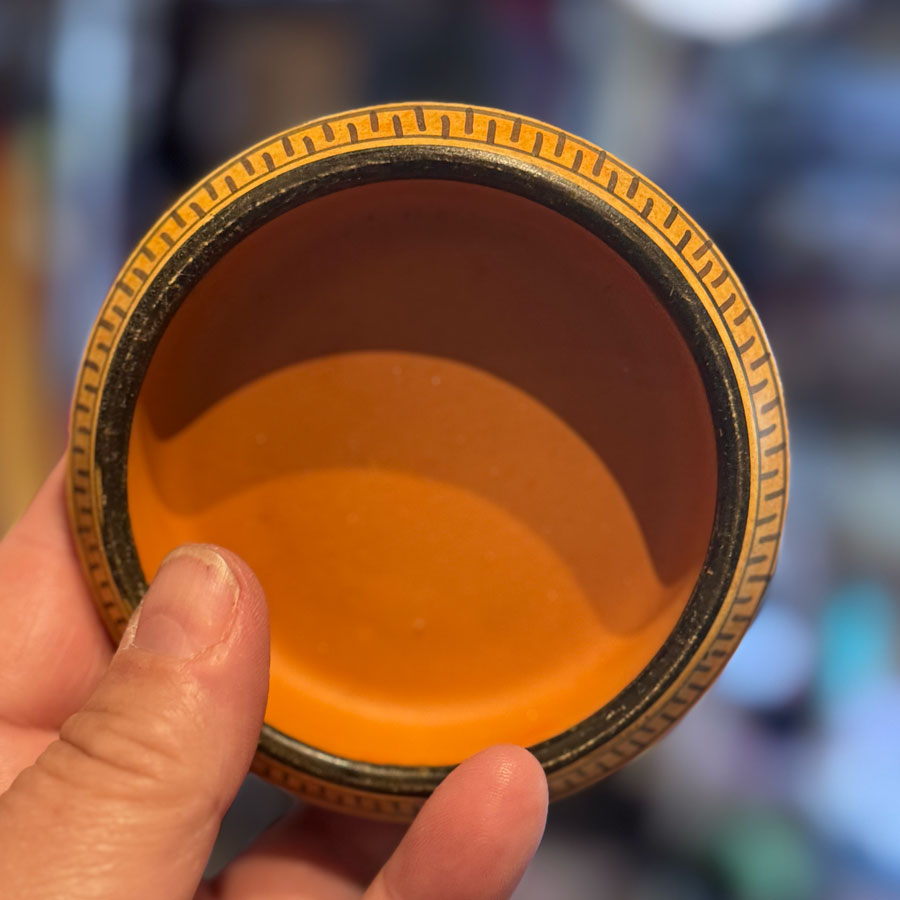 Greek ceramic jewellery box