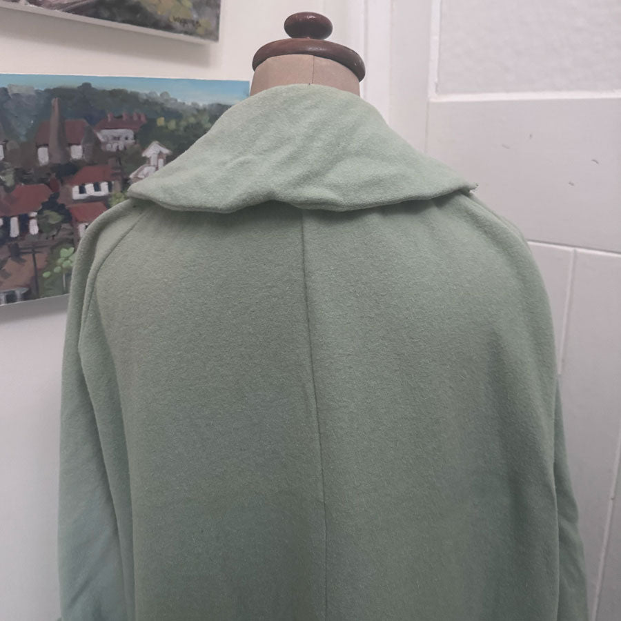 Mint green vintage dressing gown