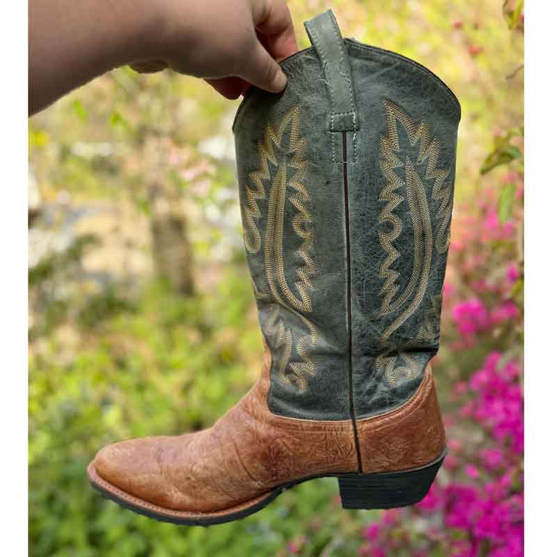 sz 11 mens Old West cowboy boots