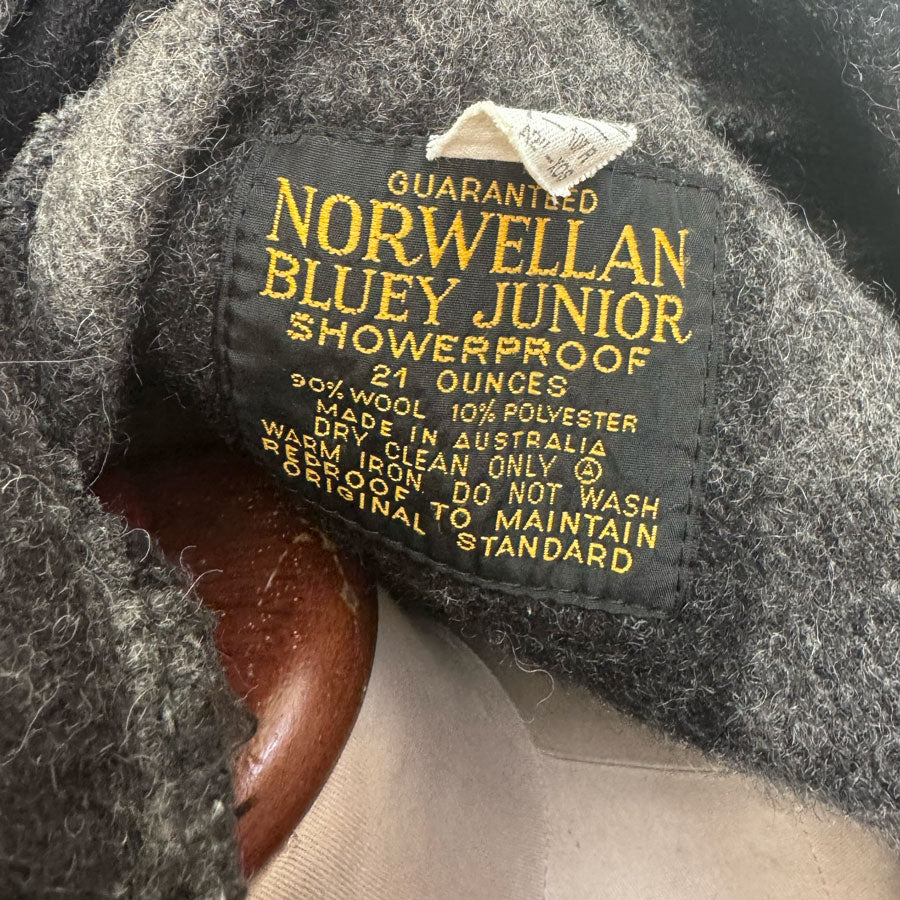 sz XL grey wool check jacket
