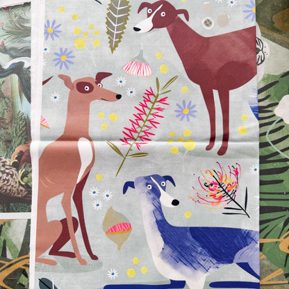 Fabric MVAM: Greyhound Australiana