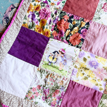 Gorgeous handmade fairies quilt