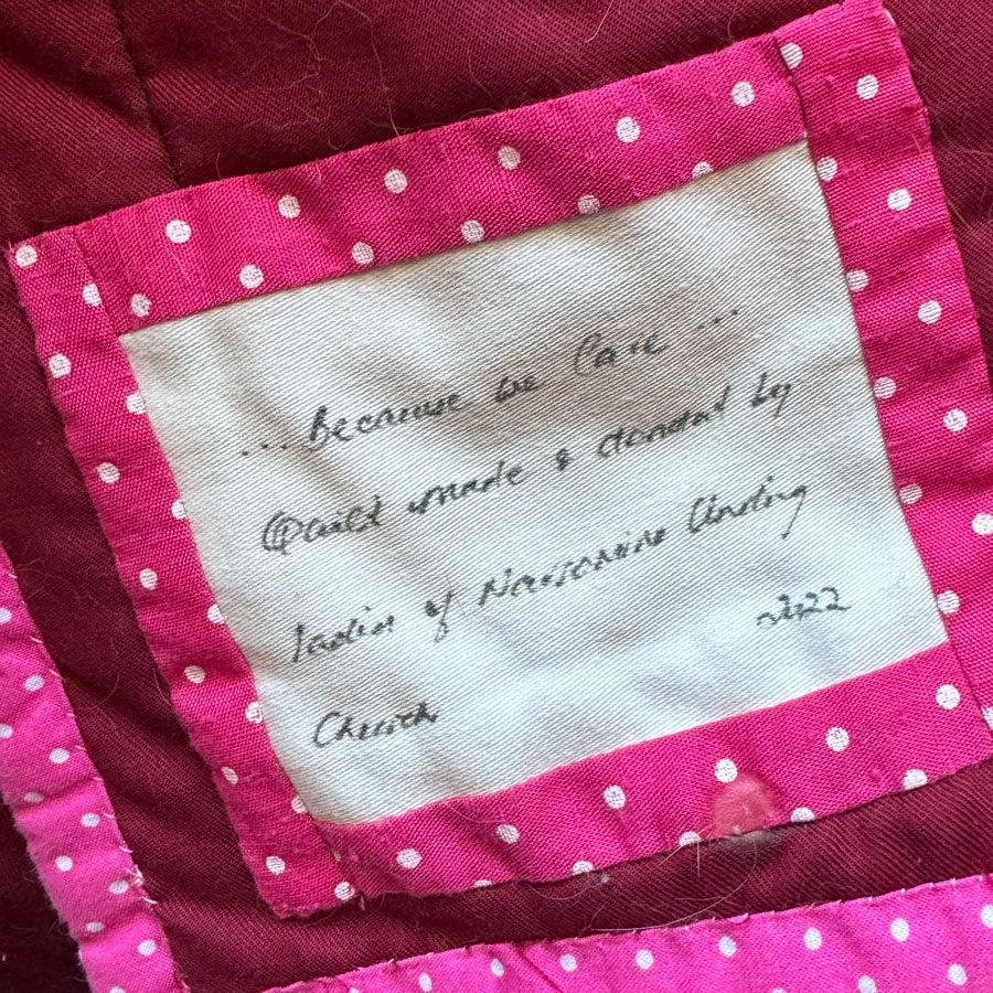 Gorgeous handmade fairies quilt