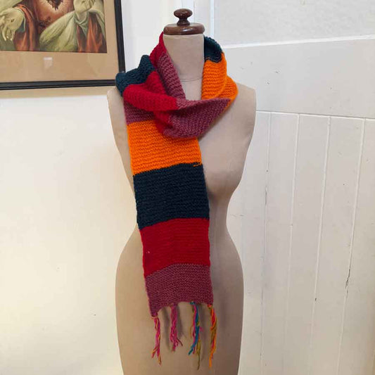 Handmade multicolour scarf
