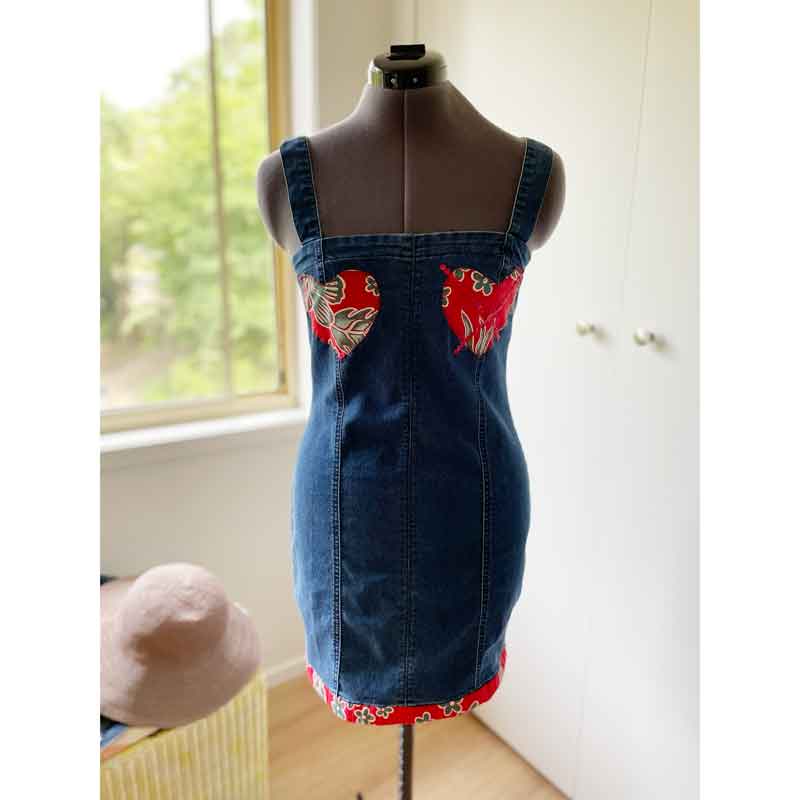 sz 12 Heartbreaker upcycled dress