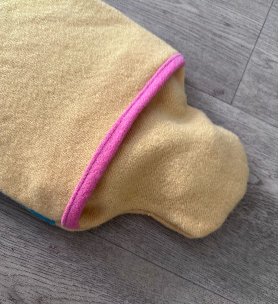 Hello Sunshine hot water bottle cover