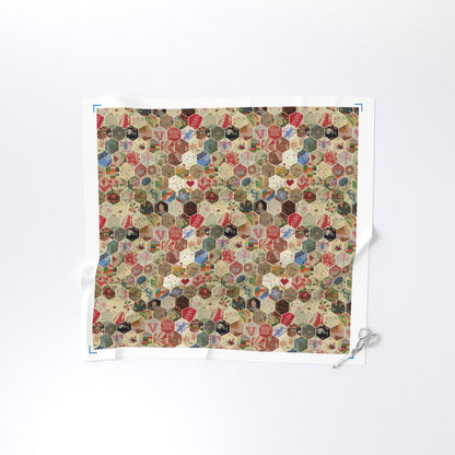 Fabric : Hexagon Fabric Sampler (large)