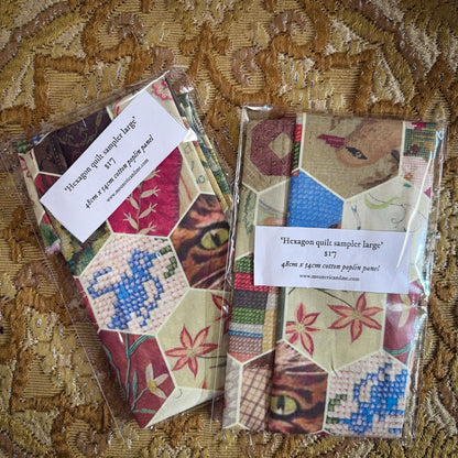 Hexagon Quilt Sampler large RTS