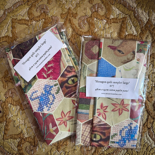 Hexagon Quilt Sampler large RTS