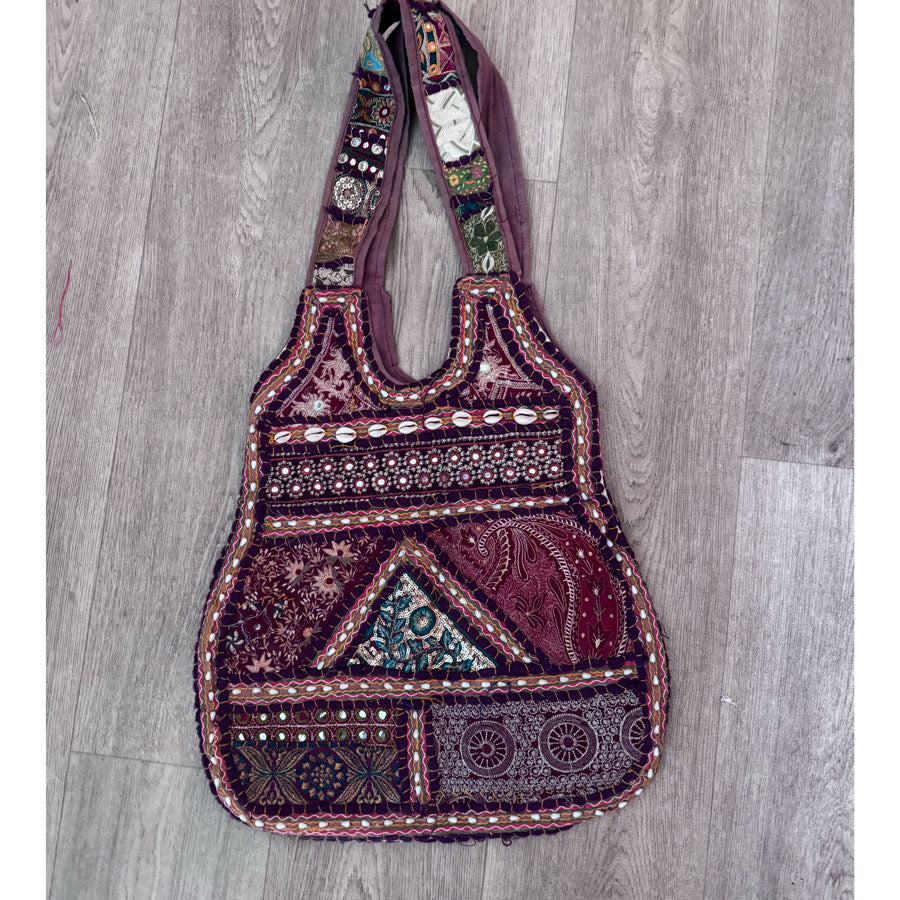 Boho shell hippie bag