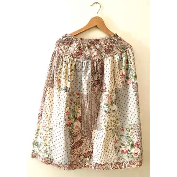 sz S Holly Hobby patchwork skirt