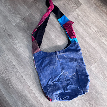 Large crossbody colourful bag