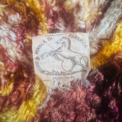 Blanket : vintage Italian coverlet remnant
