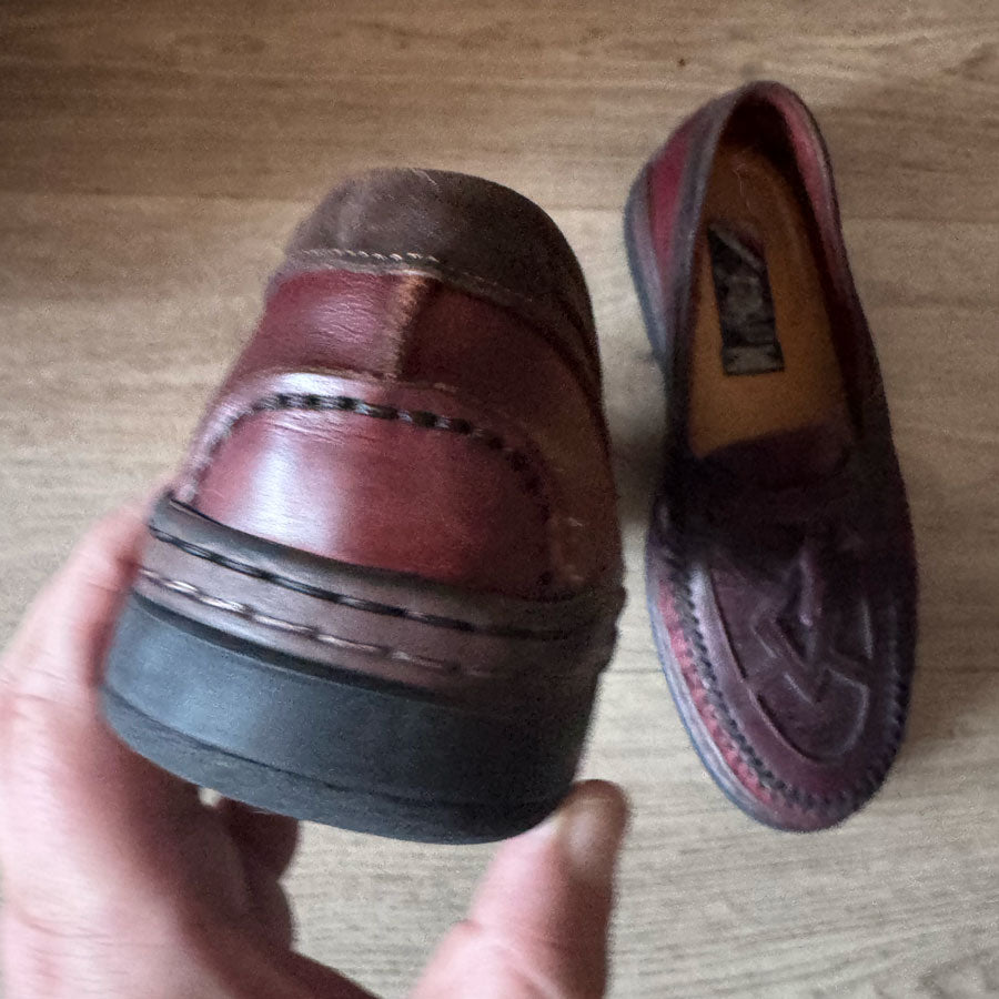 sz 41 Italian leather loafers