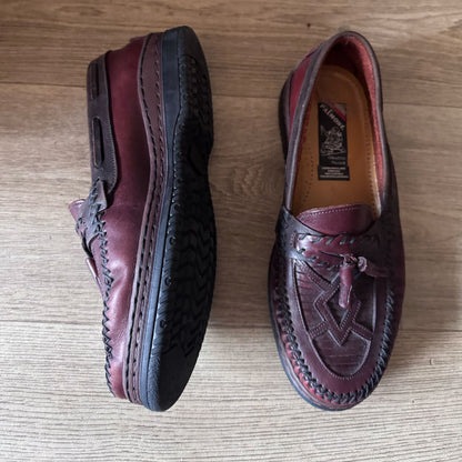 sz 41 Italian leather loafers