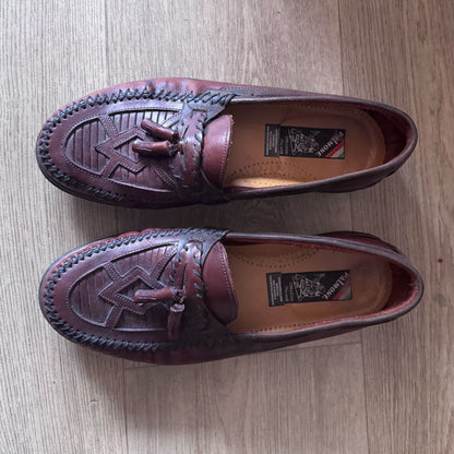 sz 41 Italian leather loafers