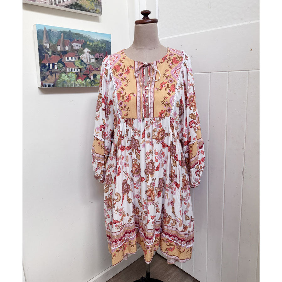 sz S Jaase boho frock