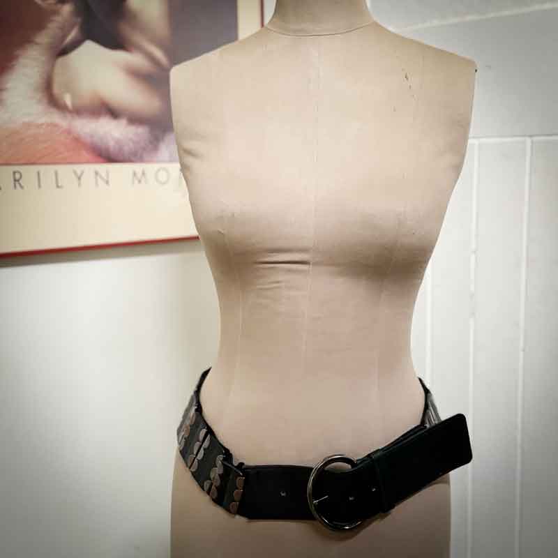 sz M / L black stretchy disc belt