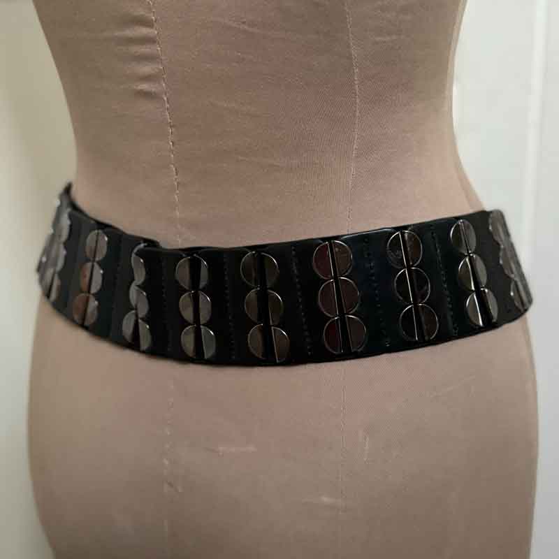 sz M / L black stretchy disc belt